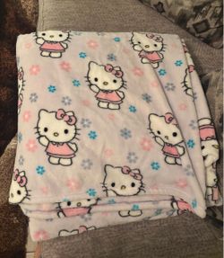Hello Kitty Fleece Throw Blanket 💗 Queen Size