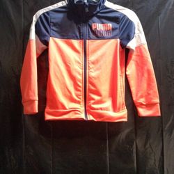 Boys Puma Track Jacket Size 7.