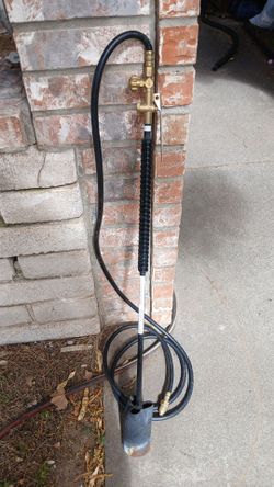 Torch propane 39 in L 10 ft hose
