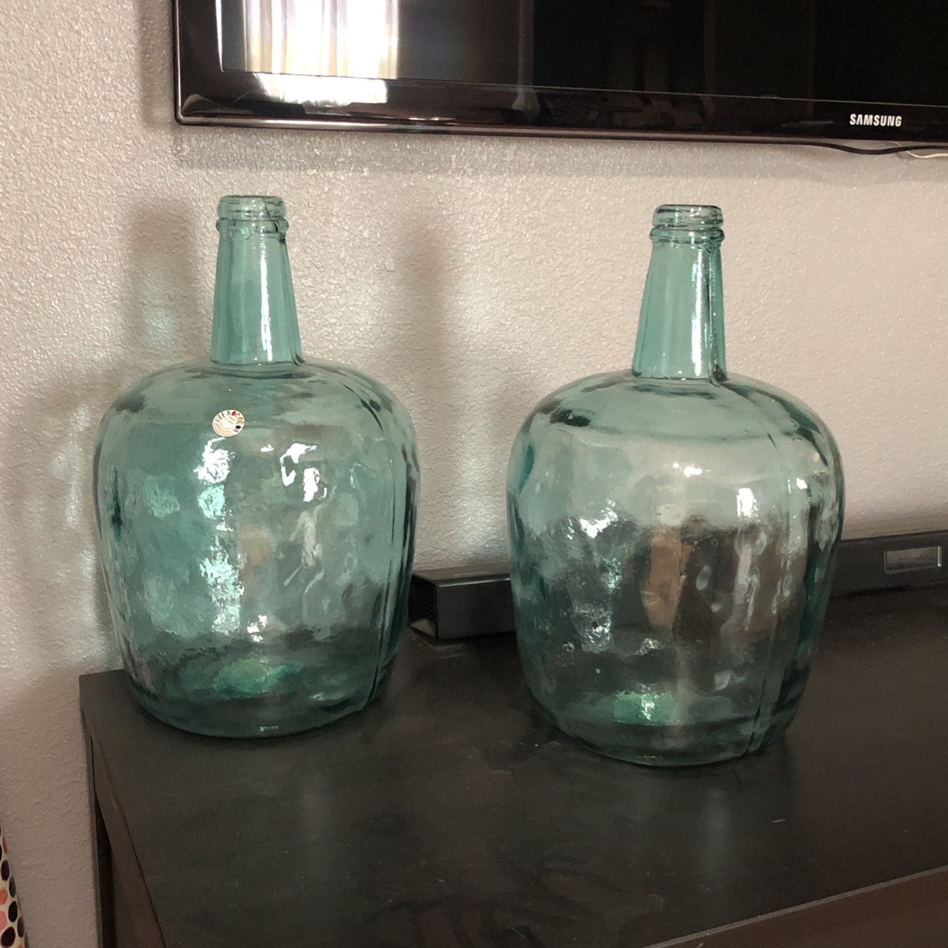 Two Matching Vases