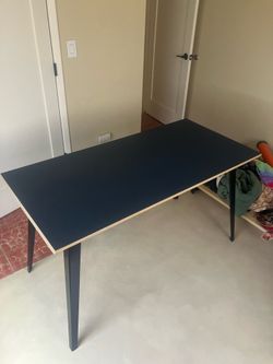 Floyd wood and steel desk