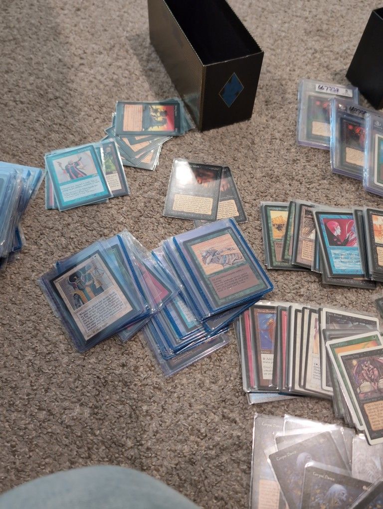 Mtg Reserve List Old School Cards Lot PSA Beckett Graded Foils