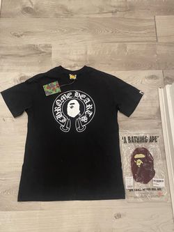 BAPE x Chrome Hearts Black Graphic T-Shirt