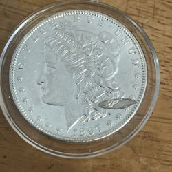 Morgan 1897 Dollar Coin 