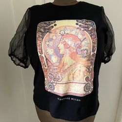 FOREVER 21 X ALPHONSO MUCHA TEE size 1XL