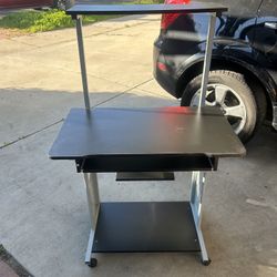 Home Office Desk w/ Sliding Keyboard Tray