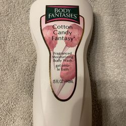 Body Fantasies Cotton Candy Fantasy 15 oz Body Wash New
