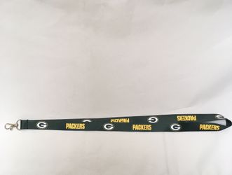 Green Bay packers lanyard keychain