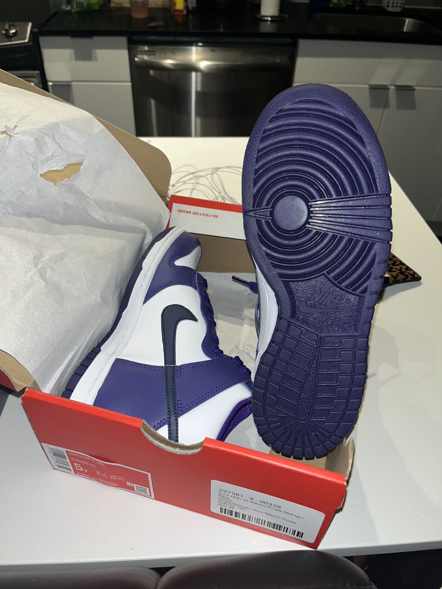 Nike Dunks Hi Court Purple