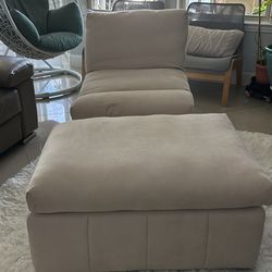 SOFA WITH TABLE ASHLEY CLEAN AND LIKE NEW $100 FOR SET