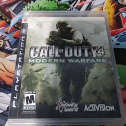 Call Of Duty 4 Modern Warfare PlayStation 3/PS3 (Read Description)