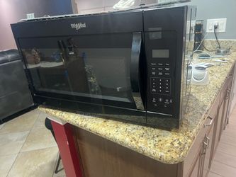 Whirlpool Black Over-the-Range Microwave