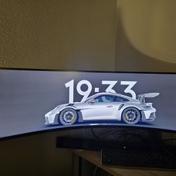SAMSUNG 49" Odyssey Neo G9 G95NA 4K UHD Curved Gaming Monitor, 240Hz, 1ms, Mini LED Display