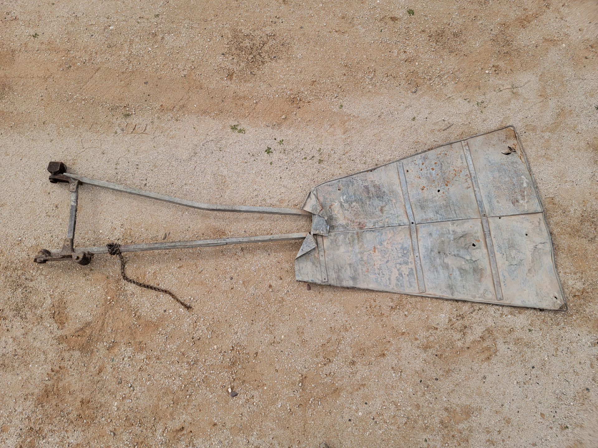 Antique Farm Windmill Tail Vane Ranch Homestead Yard Art
