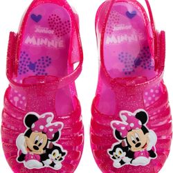 Minnie Mouse Toddler Jelly Sandals Size 8