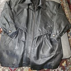 Genuine Leather Jacket XL