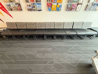 9 lobby chairs