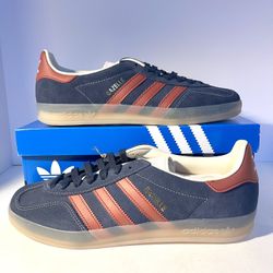 Adidas Gazelle Indoor Legend Ink/ Ruby Red 8.5/10 MENS AVAILABLE