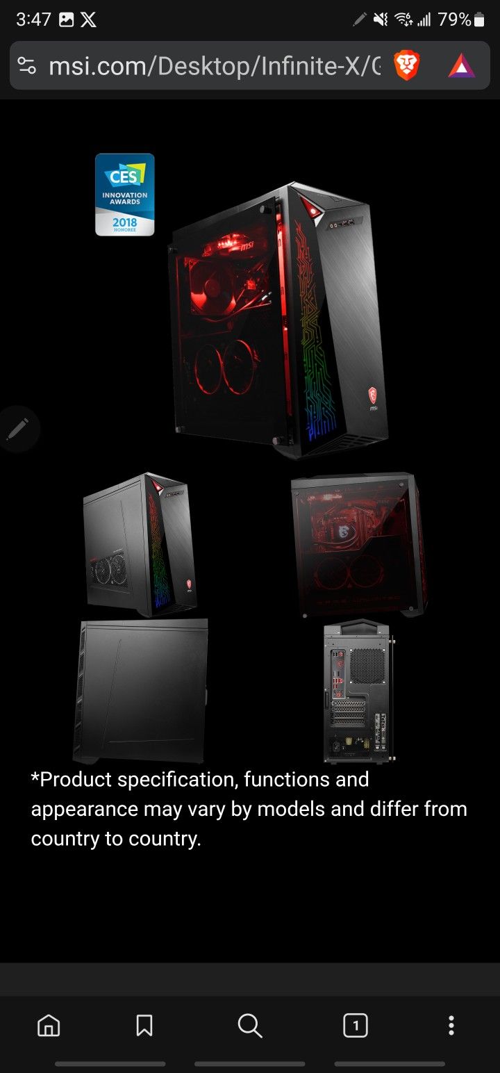 MSI Infinite X, Gaming PC; SteelSeries Apex M750 