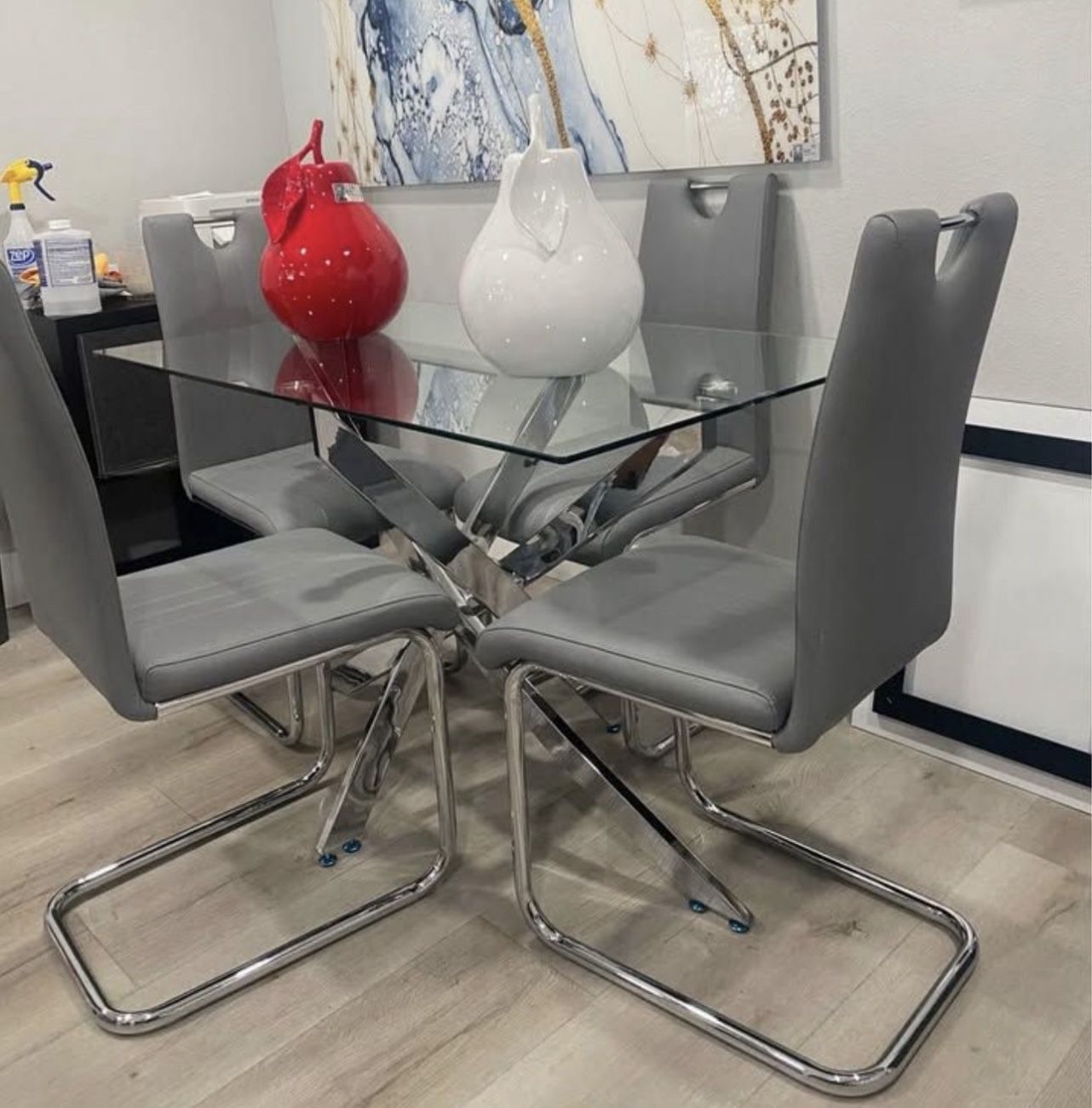 Dining set . Great stylish for your home ! - juego de comedor ¡ gran estilo para su hogar !