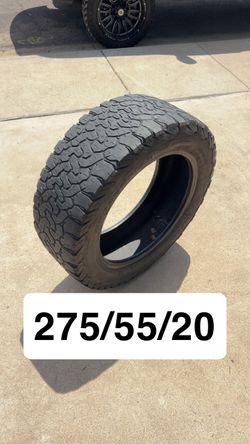 (1)275/55/20 BFGoodrich T/A KO2