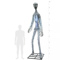 Spirit Halloween 10 Ft Giant Death Ray Alien Animatronic