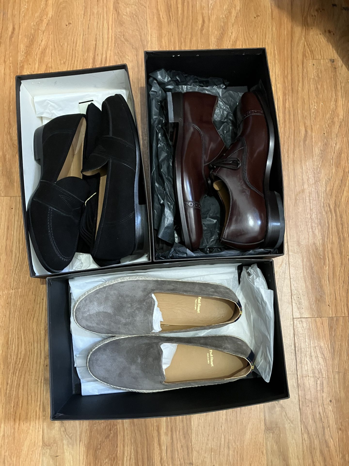 PAUL STUART DRESSING SHOES MADE IN ITALY