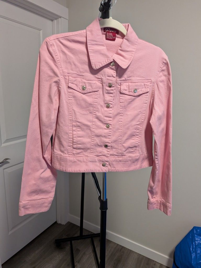 Pink Jean Jacket Size 9
