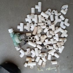 ½ Inch PVC Fittings and a ¾ Orbit Valve