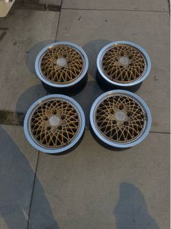 BBS  E52 two piece  16 inch wheels