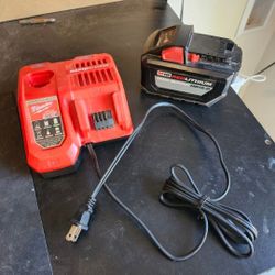 Milwaukee M18 12.0 Ah Battery And Rapid Charger