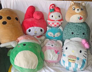 Squishmallows Many Sizes And Designs
Beautiful collection 
Excellent condition 
Super clean 
9 total