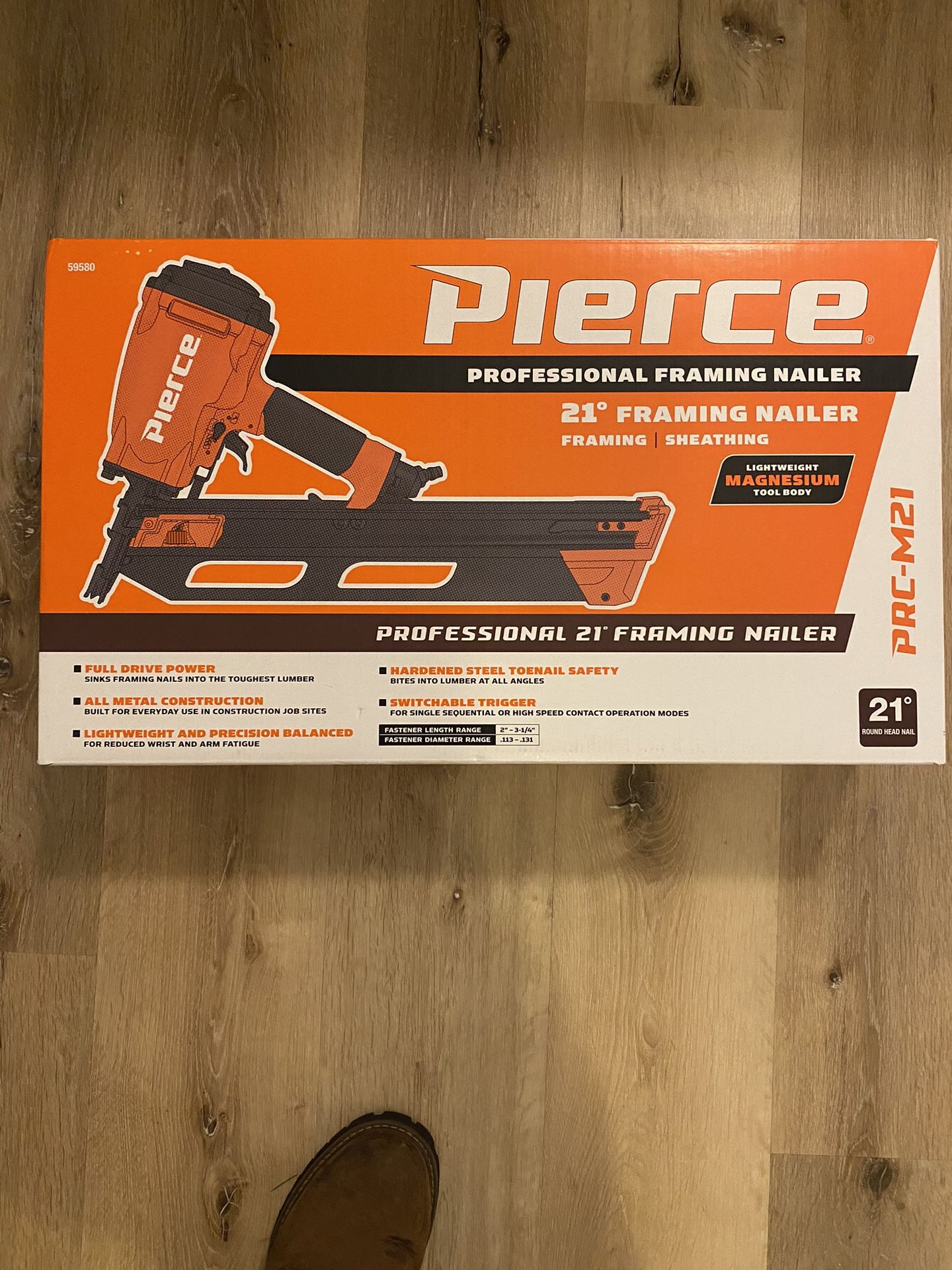 PIERCE 21° Framing Nailer 