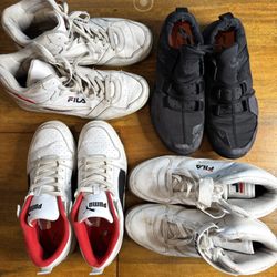Lot Of 4 Men’s Shoes Sizes 9,10, 11.5