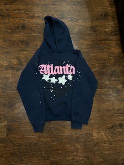 Navy blue Sp5der hoodie