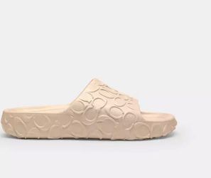 Coach Signature Slide Sandals