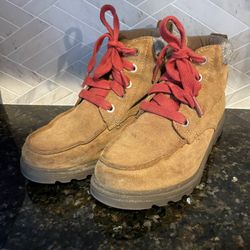 Sorel Madson Moc Toe Waterproof Boots Youth Size 1