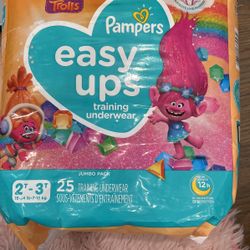 2t-3t Huggies Diapers Easy Ups 25 Count