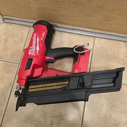 ( 2744-20 ) Milwaukee M18 FUEL 3-1/2 in. 18-Volt 21-Degree Lithium-Ion Brushless Cordless Framing Nailer (Tool-Only) / Milwaukee Nailer