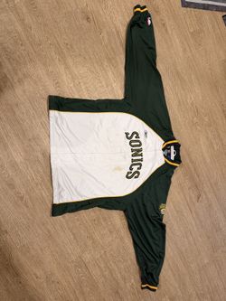 Vintage Seattle Supersonics Reebok Warm‑Up Jacket – XL – Authentic