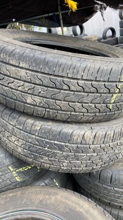 Pair of 185 65 14 Firestone Tires