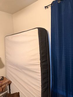 Queen size mattress and bed frame