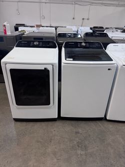 Samsung Top Load Washer and Dryer Set
