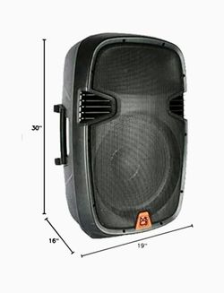 Mr. DJ 12” 1600 Watt Amplified Soeaker