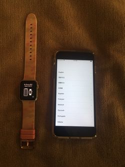 iPhone 8 Plus and Apple Watch