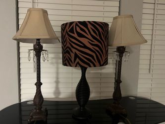 Set of 3 Decorative Table Lamps