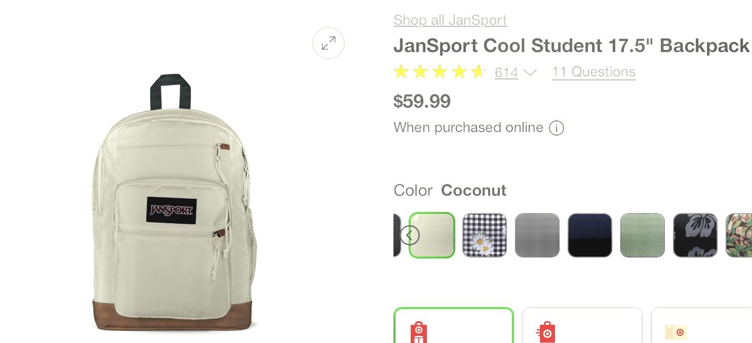 Jansports Backpack