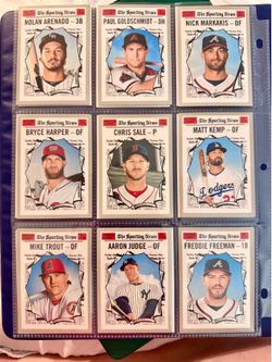 2018 Topps Heritage Sporting News All-Star Insert Lot