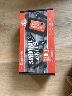 Survival kit and socket screw driver set