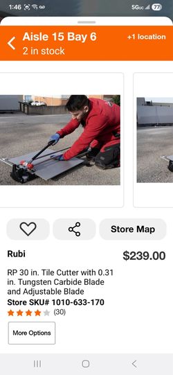 RP 30in Tile Cutter